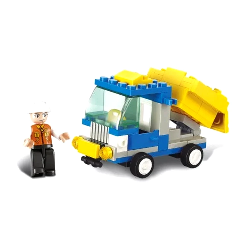 SLUBAN Sluban Τουβλάκια Town, Dump Truck M38-b0178, 65τμχ