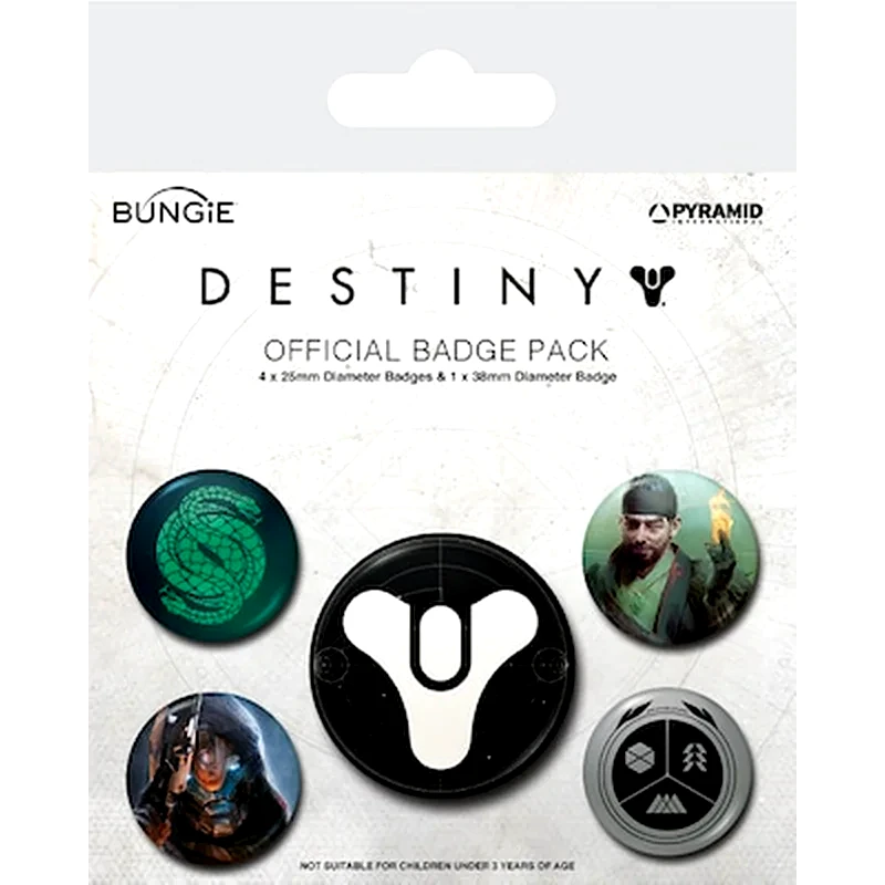 Pins Set Destiny - Guardians Of Light