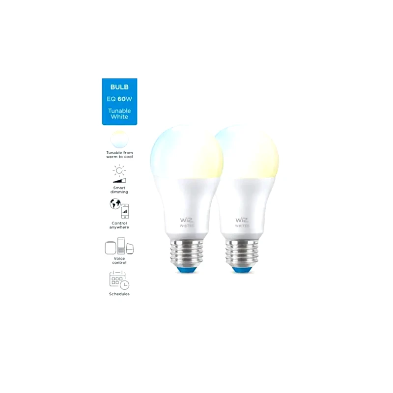 WIZ Έξυπνη Λάμπα Wiz WiFi TW A60 E27 60W - Λευκό