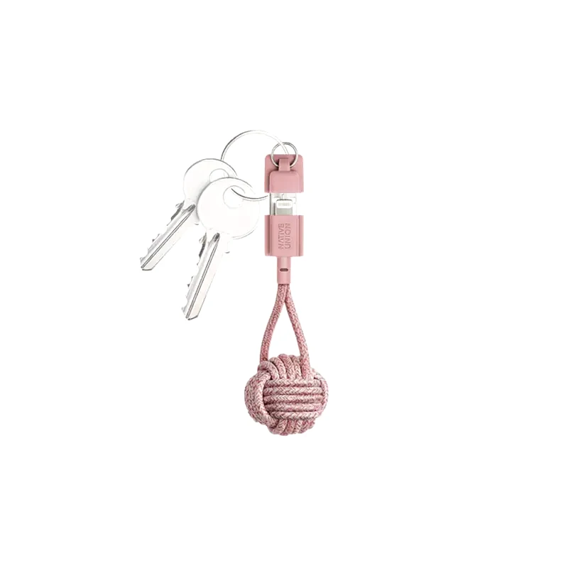 NATIVE UNION Καλώδιο δεδομένων Native Union Μπρελόκ Usb to Lightning 0.15m - Pink