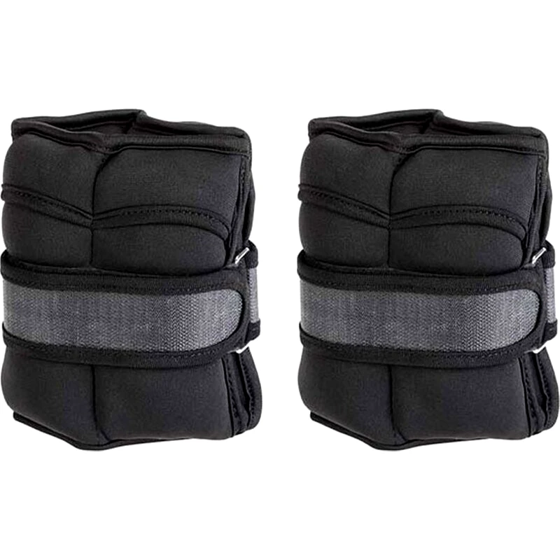 BAKAJI Βαράκια Άκρων 2 x 1.25kg Σταθερού Βάρους Bakaji από Νεοπρένιο - Μαύρο