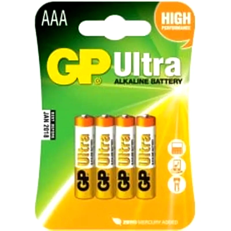 GP BATTERIES GP BATTERIES Αλκαλικές Μπαταρίες AAA 1.5V 4τμχ
