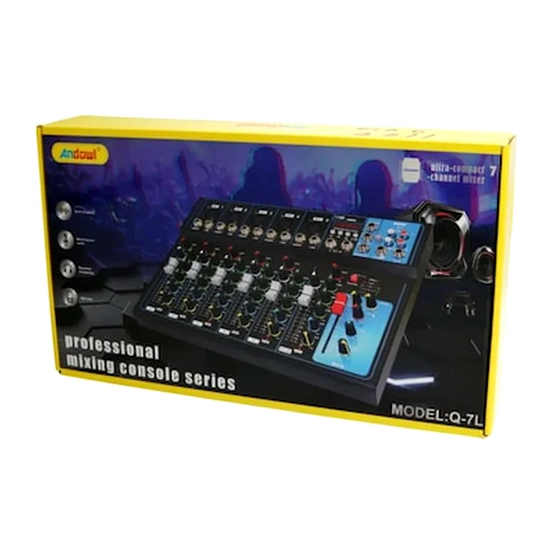 ANDOWL Επαγγελματικος Μικτης - Κονσολα Ηχου Andowl An-q-7l