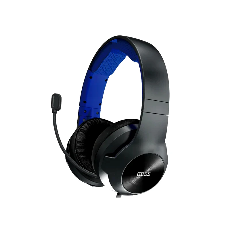 HORI Hori Pro PS4 Gaming Ενσύρματα Ακουστικά 3.5mm - Μαύρα/Μπλε