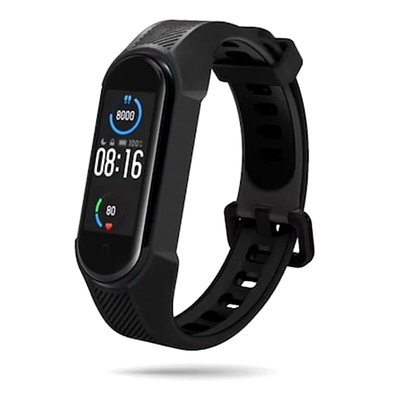 TECH PROTECT Λουράκι Tech-Protect Armour για Xiaomi Mi Smart Band 5/Mi Smart Band 6 - Μαύρο