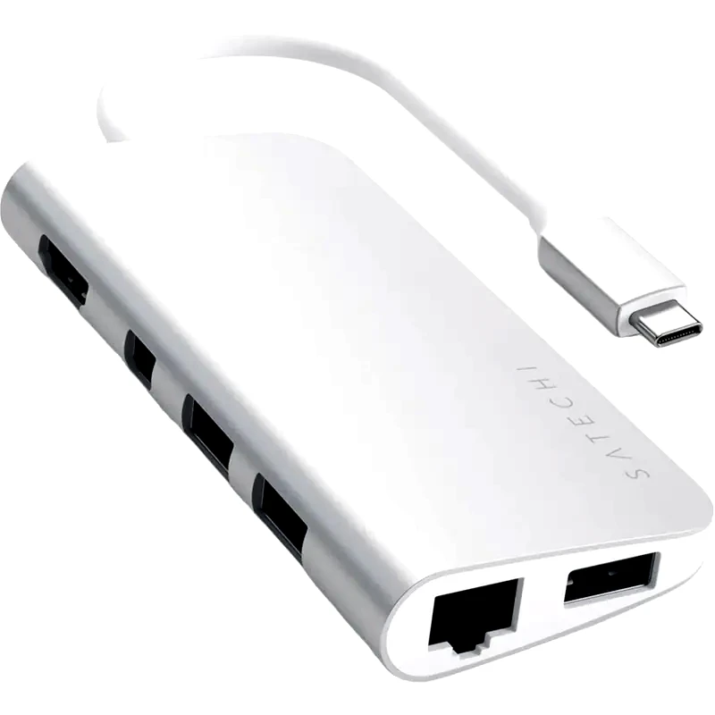 SATECHI Docking Station Satechi ST-TCMM8PAS 9-Port USB 3.0 συμβατό με USB-C