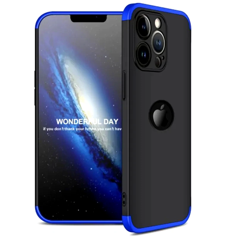 GKK Θήκη Apple iPhone 13 Pro - GΚΚ 360 Full Body Protection - Μαύρο/Μπλε