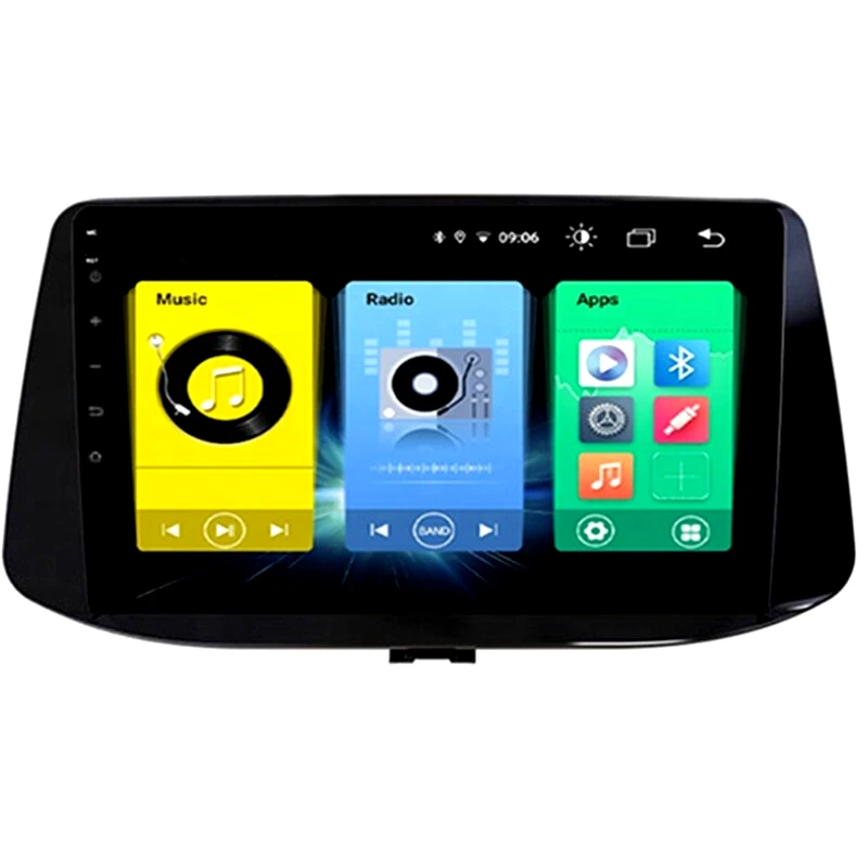 OEM Ηχοσύστημα με Οθόνη Αφής 9 Android GPS Wi-Fi Bluetooth 1GB/16GB Hy110a για Hyundai i30 (2018 - 2020) - Μαύρο