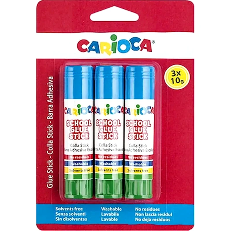 CARIOCA Κολα Στικ Carioca Σετ=3τεμ 10g Carioca 42781