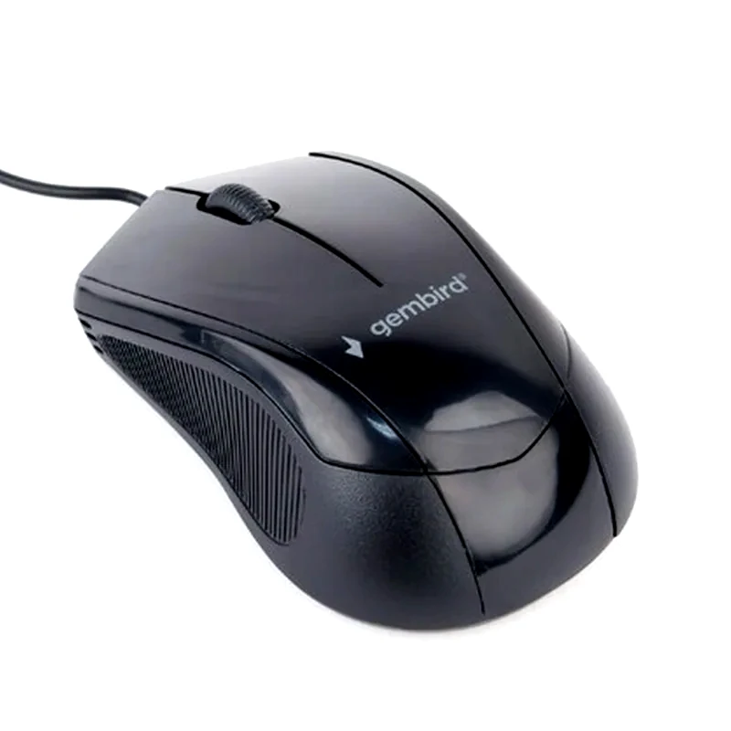 GEMBIRD Gembird MUS-3B-02 Ενσύρματο Ποντίκι Μαύρο