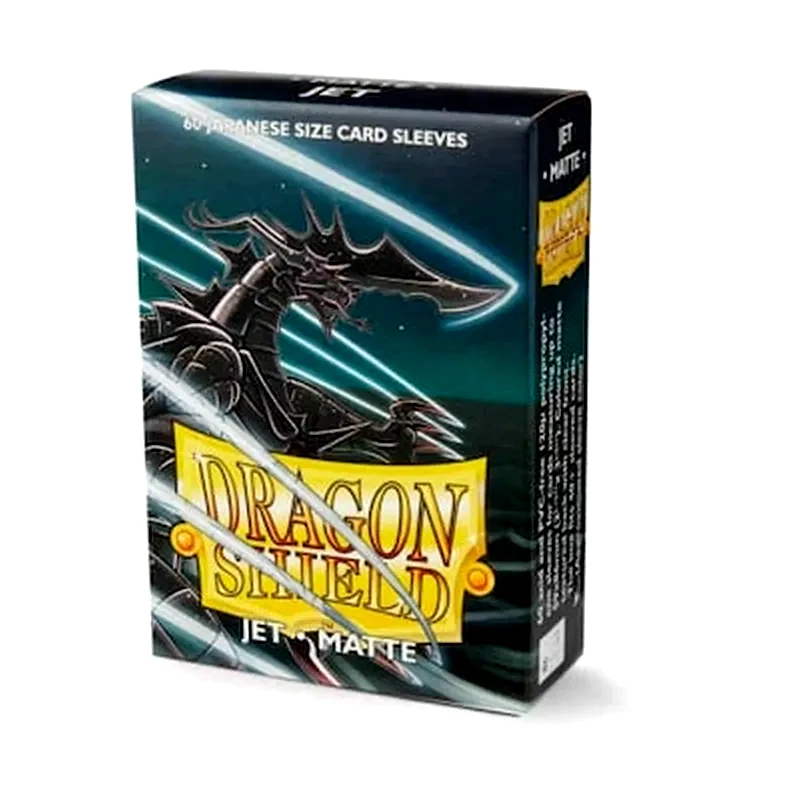 DRAGON SHIELD Ygo Dragon Shield Sleeves Japanese Small Size - Matte Jet (box Of 60)