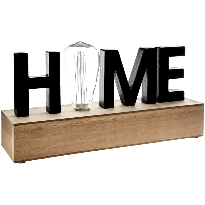 ARIA TRADE Διακοσμητικό Φωτιστικό Aria Trade Home 16x8cm - Καφέ/Μαύρο