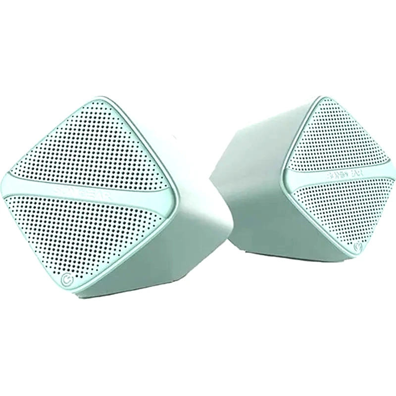 SONIC GEARS Ηχεία 2.0 Sonic Gear Cube 6W - Mint