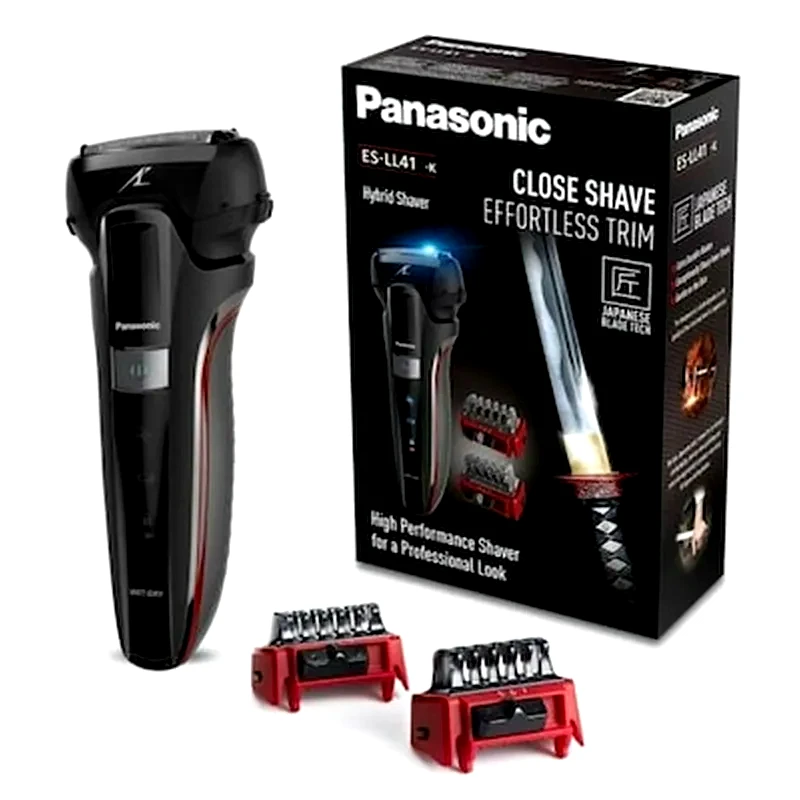 PANASONIC Ηλεκτρική Επαναφορτιζόμενη Ξυριστική Μηχανή Panasonic Corp. Wet And Dry Es-ll41-k503 Μαύρο