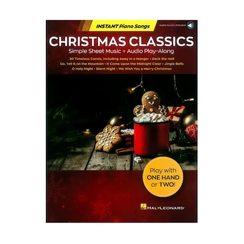 HAL LEONARD Hal Leonard Christmas Classics - Instant Piano Songs - Online Audio Βιβλίο Για Πιάνο