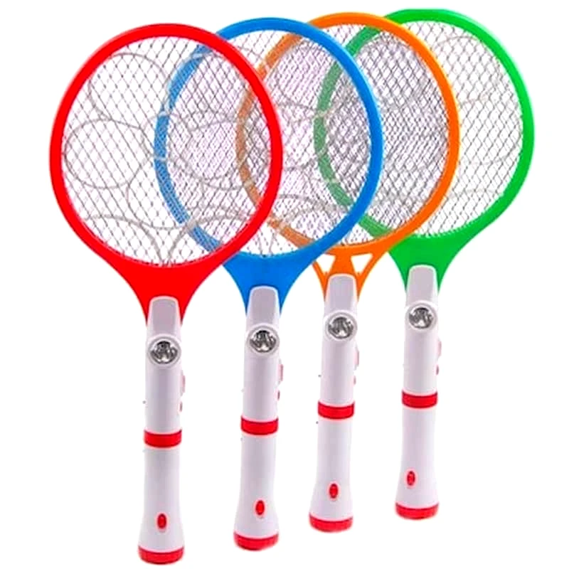 OEM Ηλεκτρικό Εντομοκτόνο Ρακέτα Μυγοσκοτώστρα Επαναφορτιζόμενη Με Διπλό Φακό Led