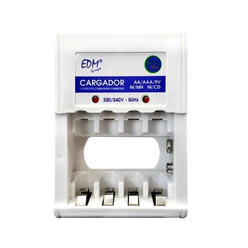 EDM SPAIN Universal Φορτιστής Μπαταριών Ni-cd, Ni-mh Αα – Ααα – 9v 38706