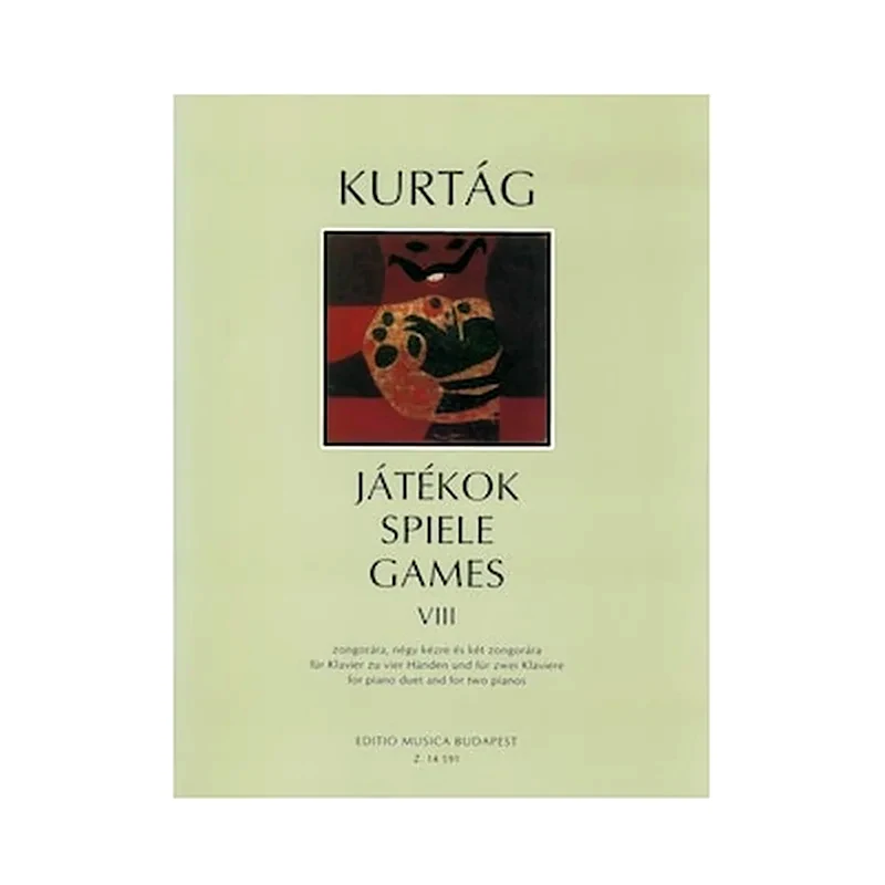 EDITIO MUSICA BUDAPEST Kurtag - Games Vii For Piano Duet - For Two Pianos