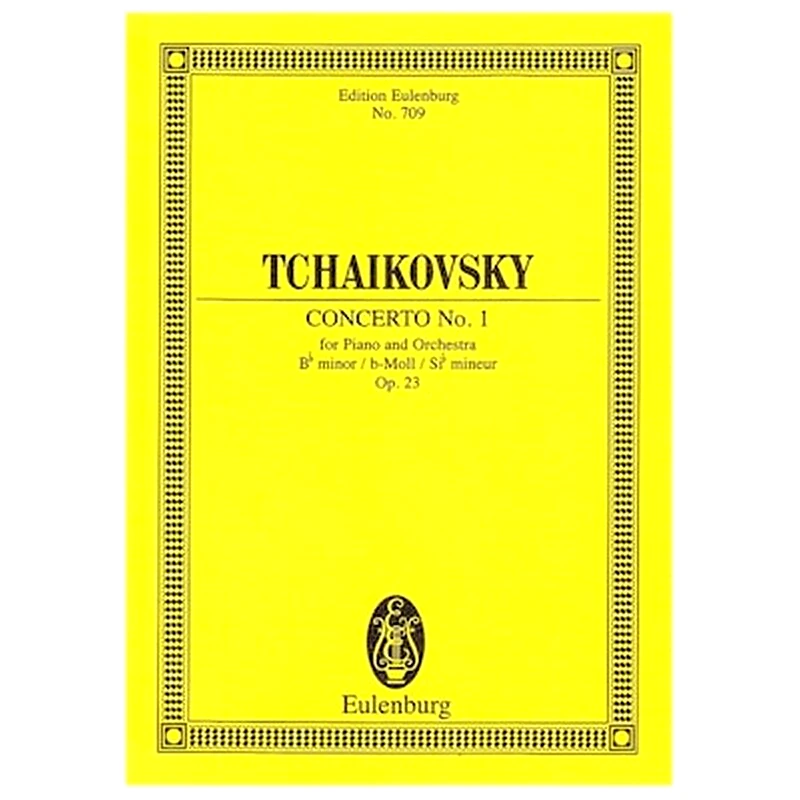 EDITIONS EULENBURG Tchaikovsky - Piano Concerto Nr.1 In Bb Minor Op.23 [pocket Score]