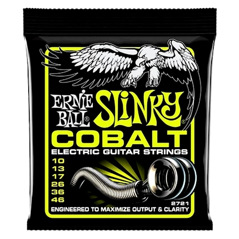 ERNIE BALL Σετ 6 Χορδές Ηλεκτρικής Κιθάρας Ernie Ball Slinky Cobalt 010-046