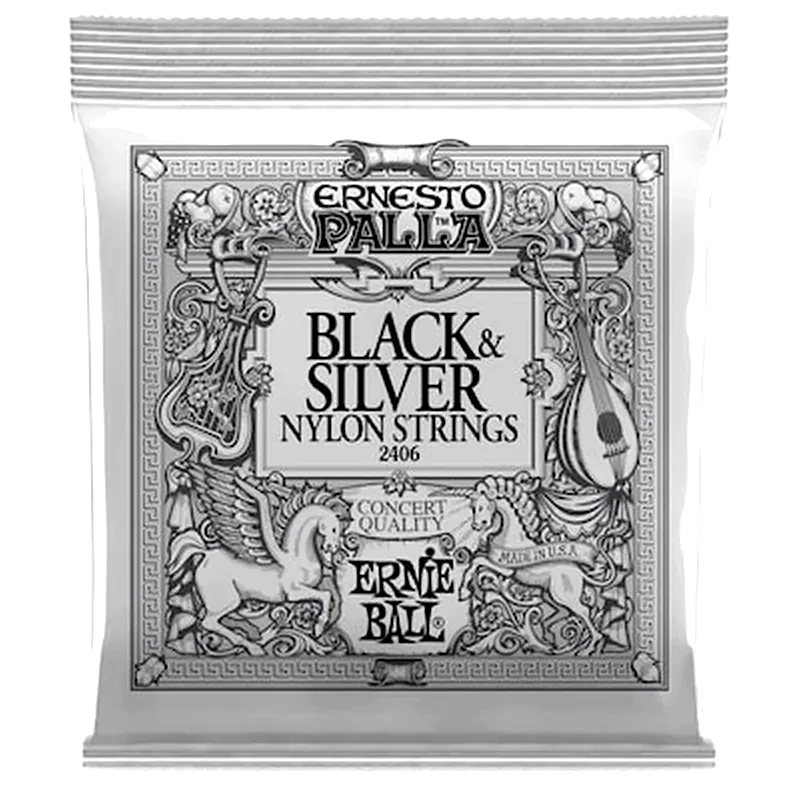 ERNIE BALL Σετ Χορδές Κλασσικής Κιθάρας Ernie Ball Ernesto Palla Black - Silver 028-042