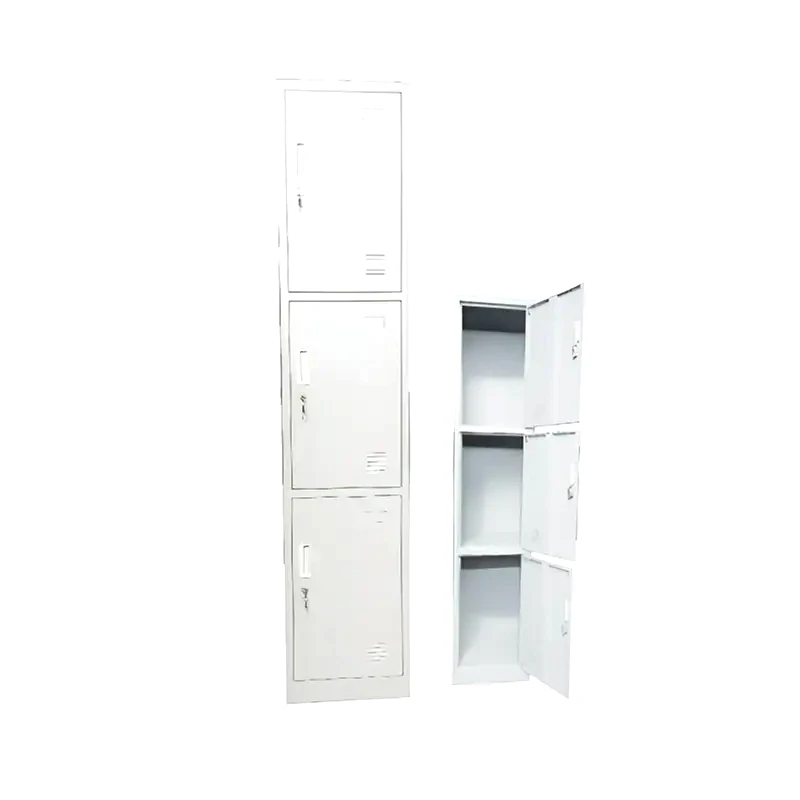 WOODWELL Φοριαμός Μεταλλικός WOODWELL με 3 ράφια 38x45x185 cm - Λευκό