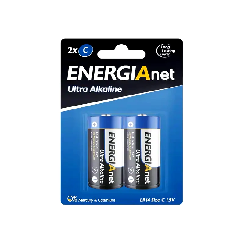 ENERGIANET Μπαταρίες Ultra Alcaline Energianet C (2 Τεμάχια)