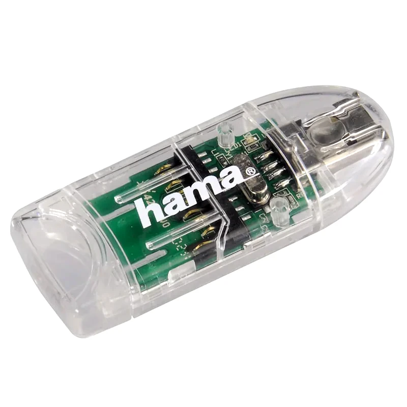 HAMA Card Reader Hama HA91092 8in1 Usb 2.0 - Διάφανο