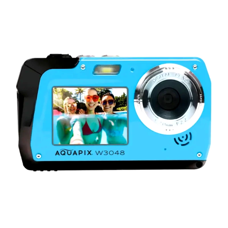 AQUAPIX Αδιάβροχη Camera Aquapix W3048 Li Bat Iceblue