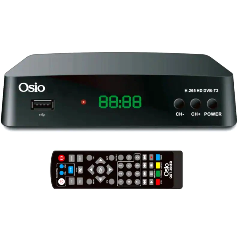 OSIO Ψηφιακός Δέκτης Osio OST-3545D PVR Dvb-t,Dvb-t2