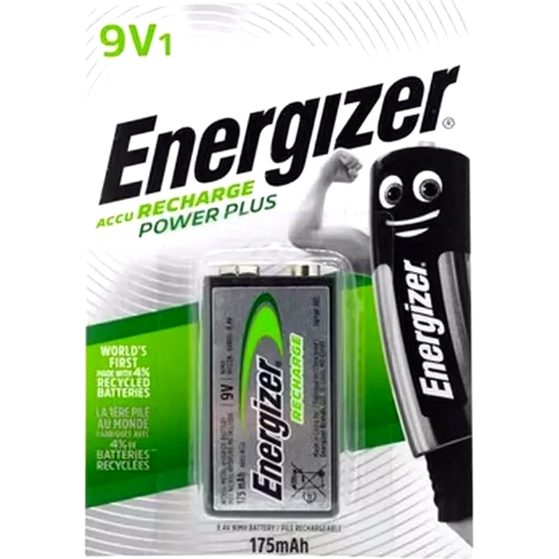 E-DAMIANAKIS Επαναφορτιζόμενες Μπαταρίες Energizer F016214 9V-ΗΡ22 175mah