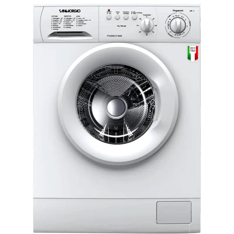 SANGIORGIO SANGIORGIO S5510C 7 kg 1.000 Στροφές Λευκό Πλυντήριο Ρούχων