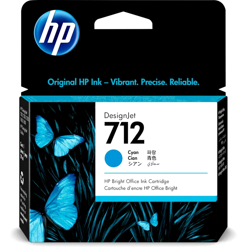 HP Μελάνι HP 712 Κυανό 29ml - 3ED67A