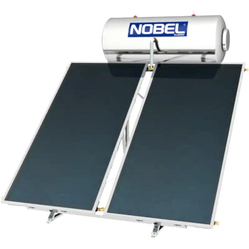 NOBEL Ηλιακός Θερμοσίφωνας NOBEL Classic Inox 160L/3τμ Διπλής Ενέργειας Ταράτσας
