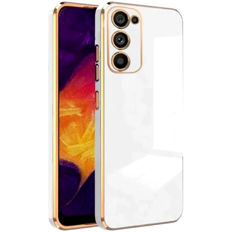 BODYCELL Θήκη Samsung Galaxy S23 - Bodycell Gold Plated - White