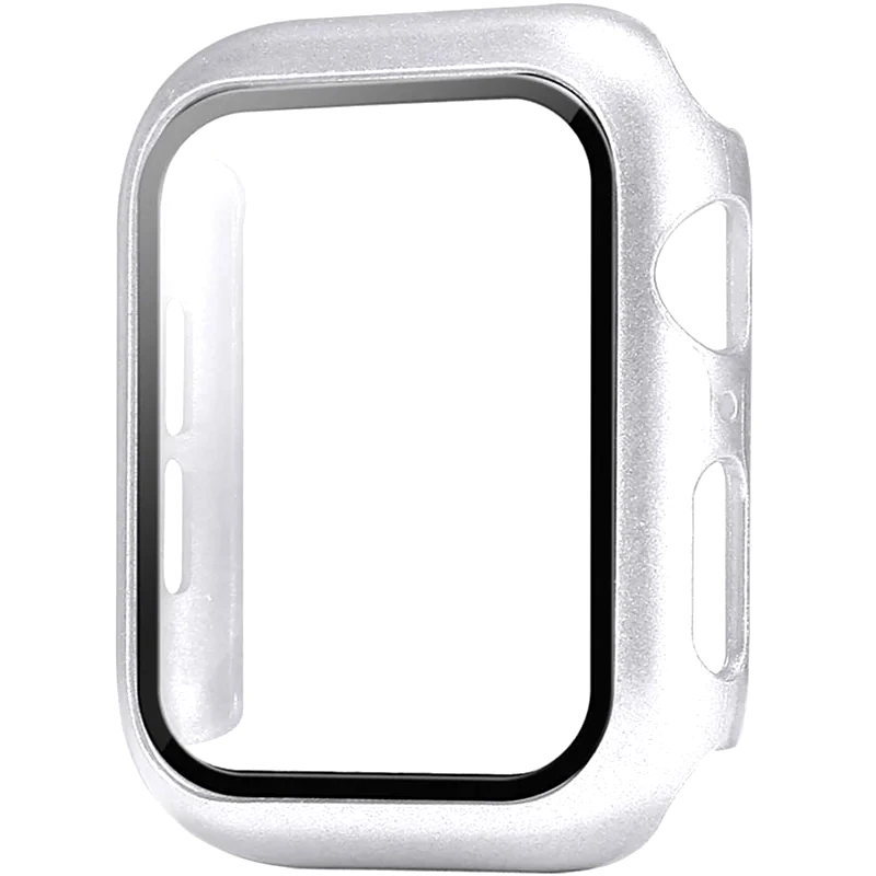SONIQUE Θήκη Sonique Προστασία PC + Tempered Glass για Apple Watch 38mm - Ασημί