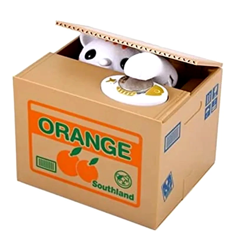 OEM Έξυπνος Κουμπαράς Πονηρή Γατούλα - Mischief Money Box