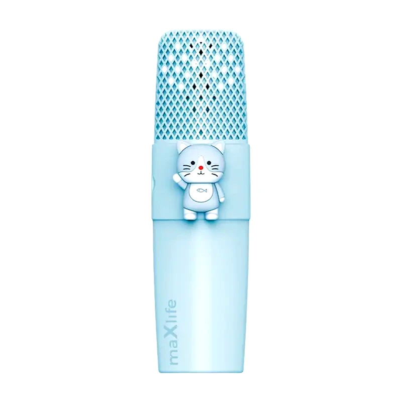 MAXLIFE Μικρόφωνο Karaoke Maxlife Mxbm-500 Bluetooth με Ηχείο - Μπλε