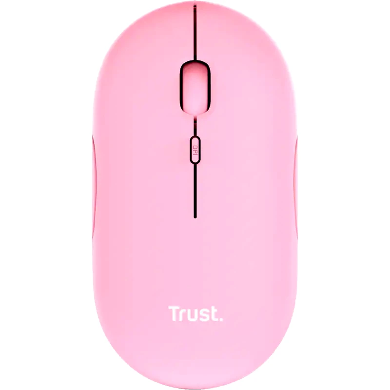 TRUST Trust Puck Rechargeable Ασύρματο Ποντίκι Ροζ