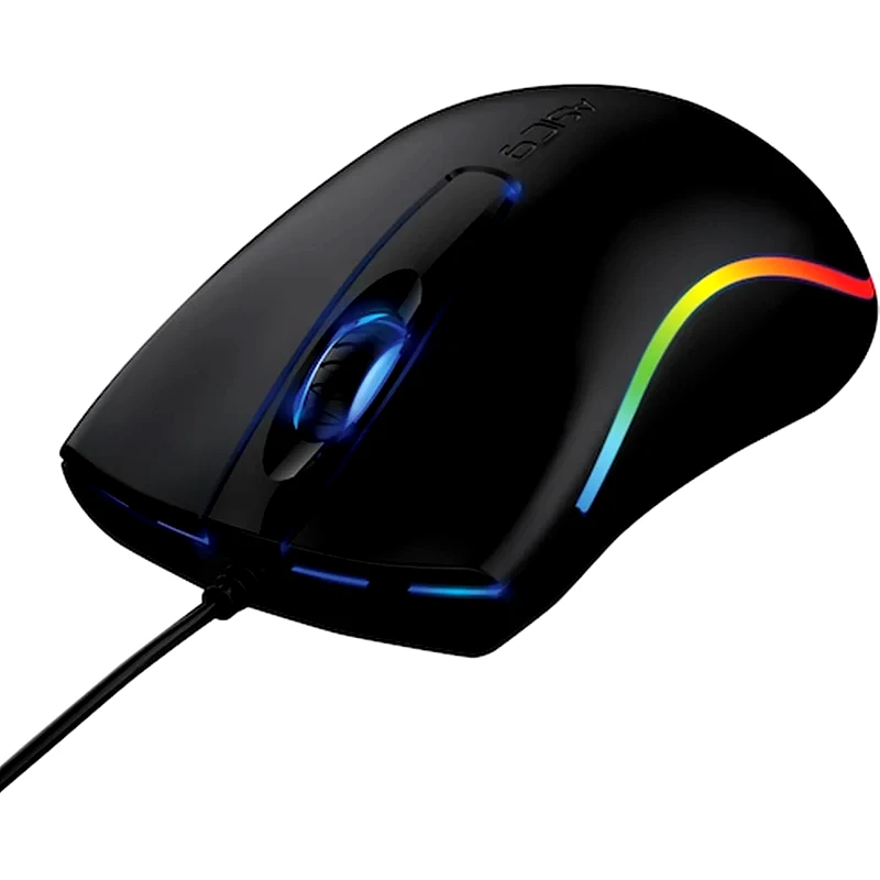 Alcatroz ASIC 7 RGB FX Ενσύρματο Ποντίκι Μαύρο φωτογραφία