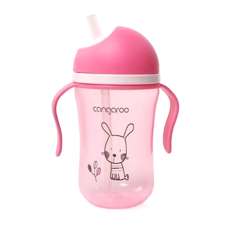 CANGAROO Εκπαιδευτικό Ποτηράκι 6m Και 300ml Bunny Pink C0587 Cangaroo 3800146263423