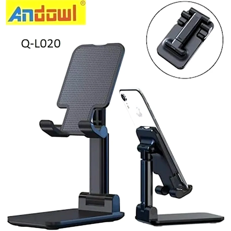Βάση Στήριξης Επιτραπέζια Andowl Q-l020 Αναδιπλούμενη - Μαύρο φωτογραφία
