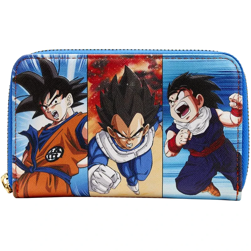 LOUNGEFLY Πορτοφόλι Loungefly Dragon Ball Z - Trio με Φερμουάρ (DBZWA0014)
