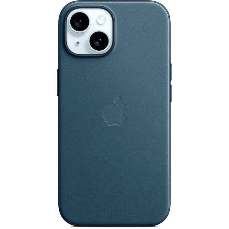 APPLE Θήκη Apple iPhone 15 - Apple FineWoven Case with MagSafe - Pacific Blue