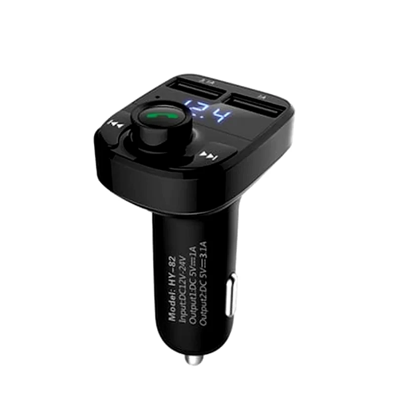 OEM Onever Fm Transmitter Bluetooth/φορτιστής Αυτοκινήτου Mp3/qc3.0 Διπλό Usb/οθόνη Led/tf Card