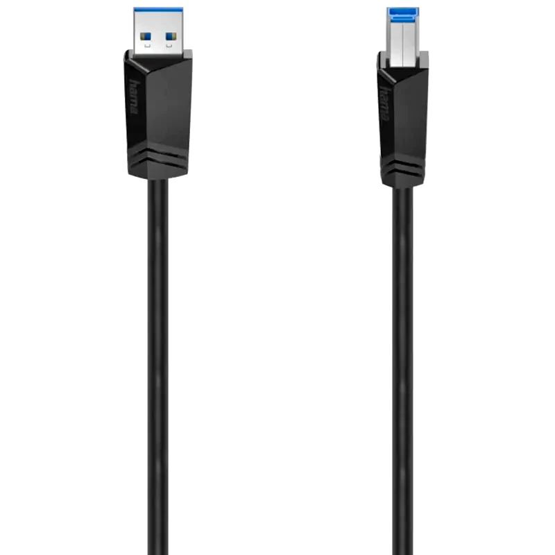 HAMA Καλώδιο Hama USB-A Male σε USB-B Male - 1.5m