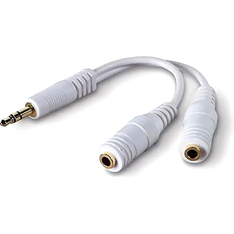 CABLEXPERT Αντάπτορας Cablexpert 3.5mm male σε 2x 3.5mm female Λευκό