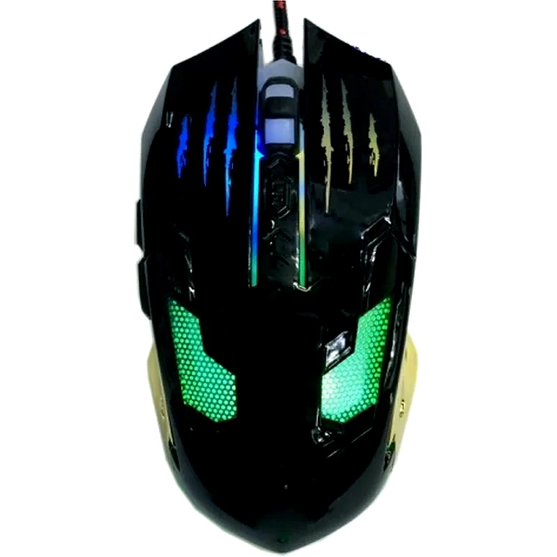 WEIBO Weibo S-350 RGB Gaming Ενσύρματο Ποντίκι Μαύρο