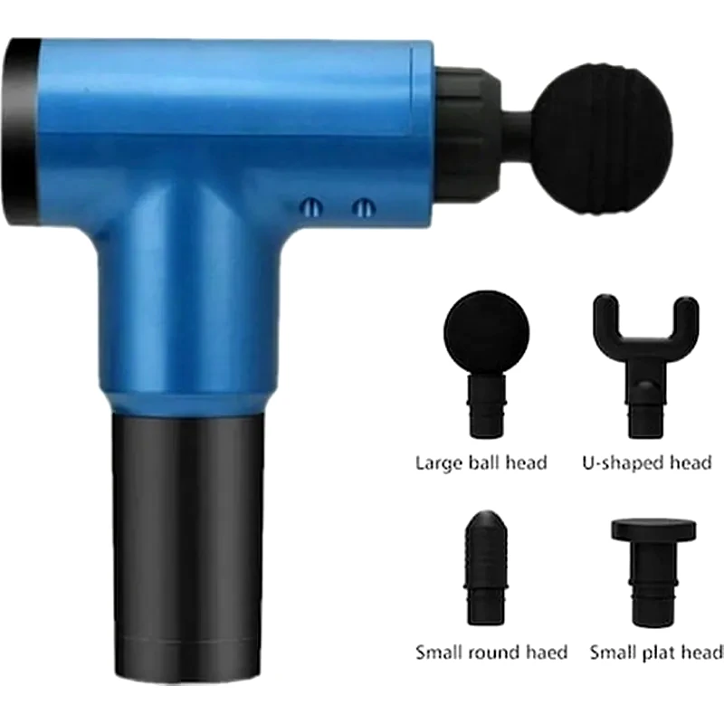 KEMEI Συσκευή Μασάζ Muscle Massager Fascial Gun Blue Black