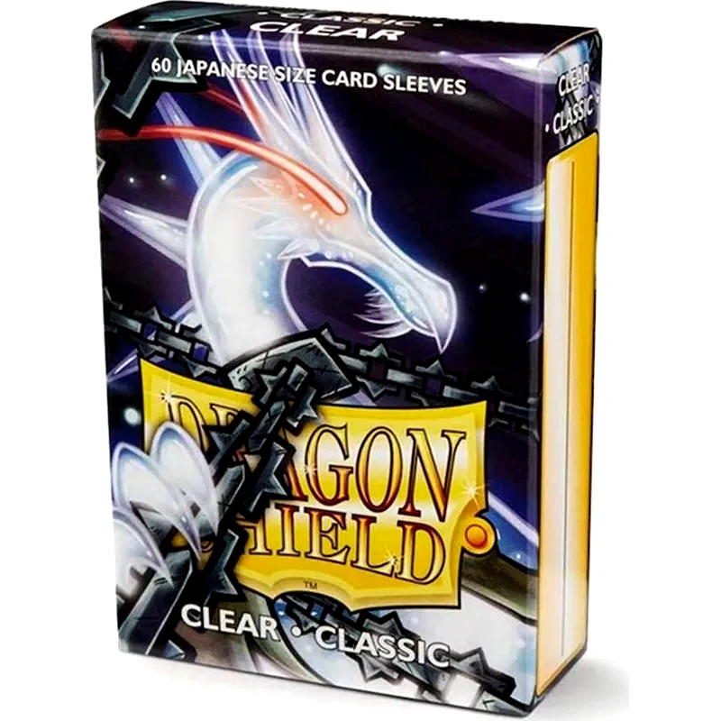 DRAGON SHIELD Dragon Shield Japanese Size Classic Clear Sleeves Classic Clear (60 Sleeves)